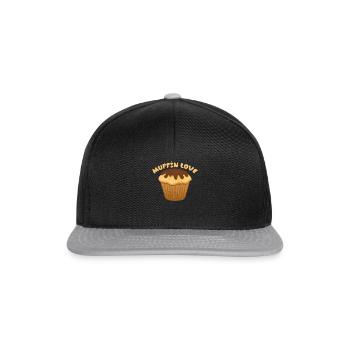 Muffin Love Muffins Boulangerie Baker Cupcake - Casquette snapback - noir/gris - Devant