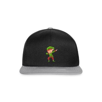 Dabbing Elf - Snapback Cap - black/grey - Front