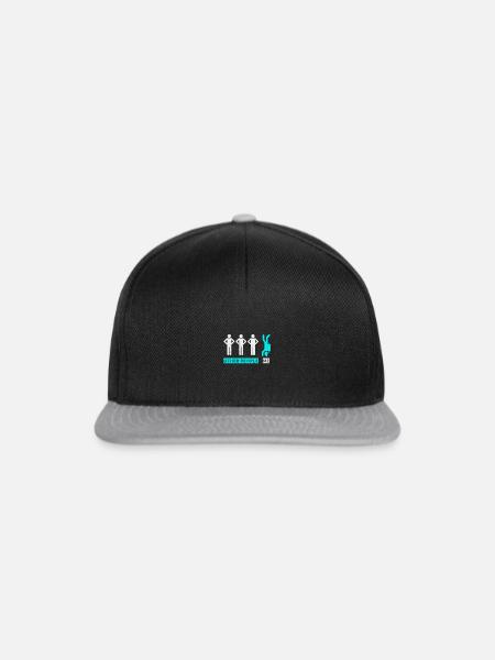 Tauchen Dive Diver ScubaDiving Wassersport Geschenk - Snapback Cap - Schwarz/Grau