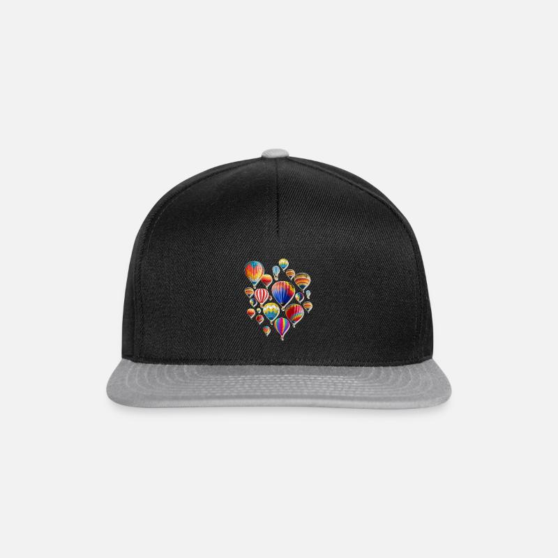 Ballons à air chaud Oxygen Rubber Events Party Gift - Casquette snapback - noir/gris