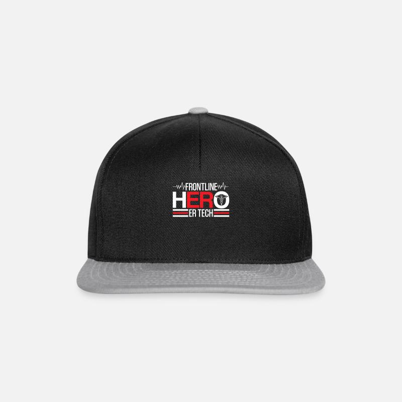 Technician in the Emergency Room ER Technician Gift - Snapback Cap - black/grey