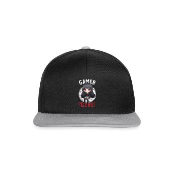 front 69011664892968469 - Snapback Cap - Schwarz/Grau - Vorne