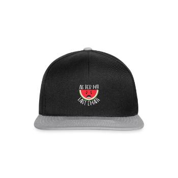 Bureau sarcastique - Par mon dernier e-mail - Casquette snapback - noir/gris - Devant