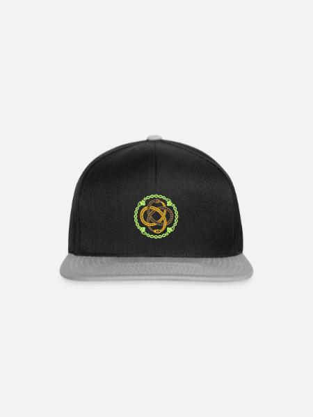 CelticSnake - Snapback Cap - black/grey