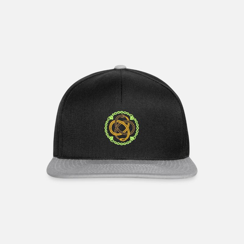 CelticSnake - Snapback Cap - black/grey