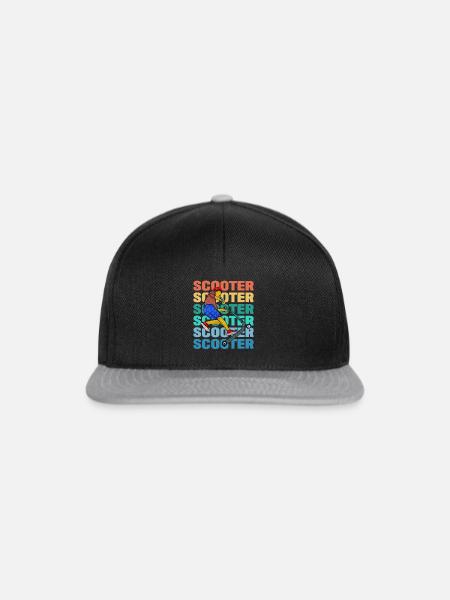 Scootering bunt - Snapback Cap - Schwarz/Grau