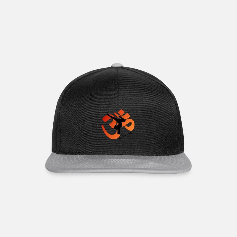 OrangeNamasté - Snapback Cap - Schwarz/Grau