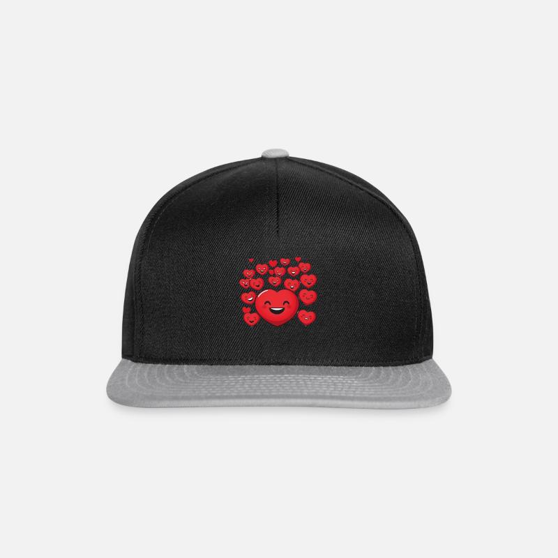 Herzliche Freude - Snapback Cap - Schwarz/Grau