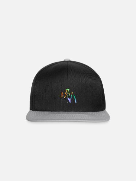 Life - Snapback Cap - Schwarz/Grau