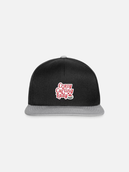 Curling - Snapback Cap - Schwarz/Grau