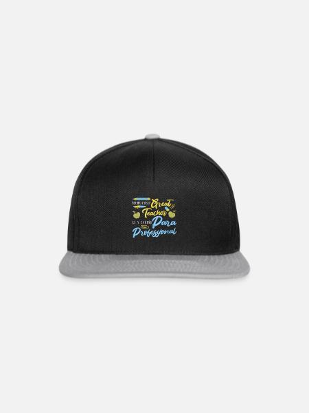 Paraprofessional - Snapback Cap - Schwarz/Grau