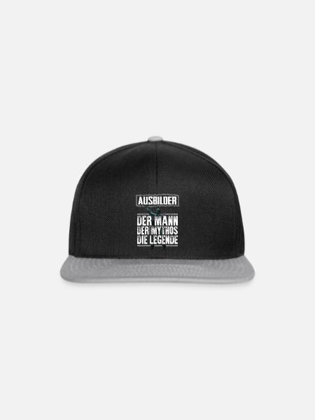 AUSBILDER - Mythos - Snapback Cap - Schwarz/Grau