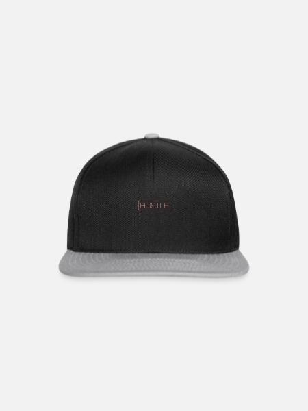 Hustler - Snapback Cap - Schwarz/Grau