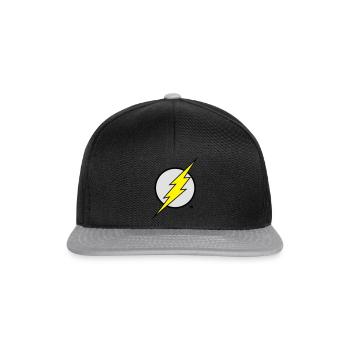 Flash Logo Flex - Casquette snapback - noir/gris - Devant