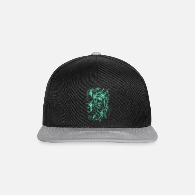 vendange - Casquette snapback - noir/gris