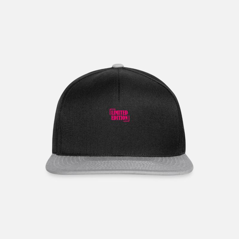 limited edition. - Snapback Cap - Schwarz/Grau