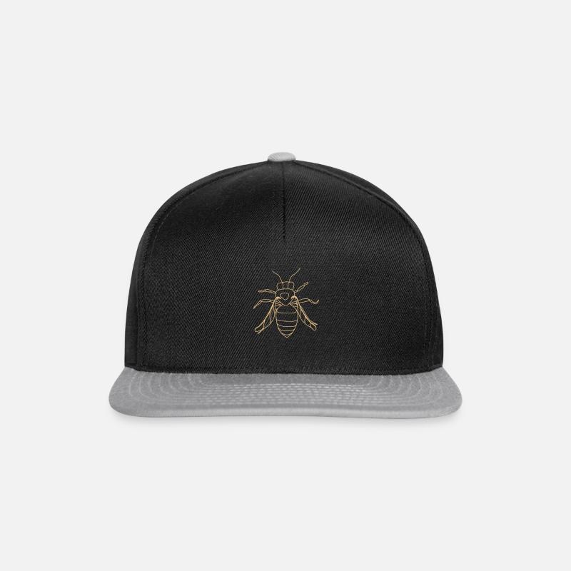 Bee - Snapback Cap - Schwarz/Grau