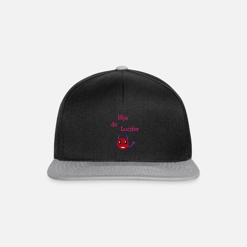 Hija de Lucifer - Snapback Cap - Schwarz/Grau
