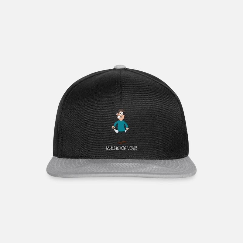 Broke - Casquette snapback - noir/gris
