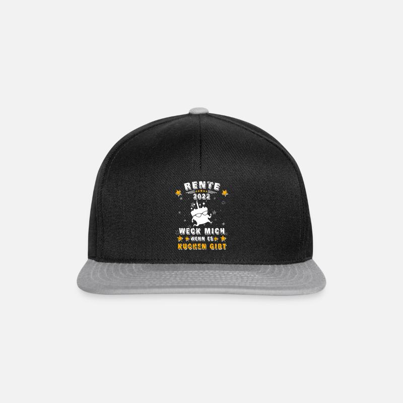 Rente 2022 - Snapback Cap - Schwarz/Grau