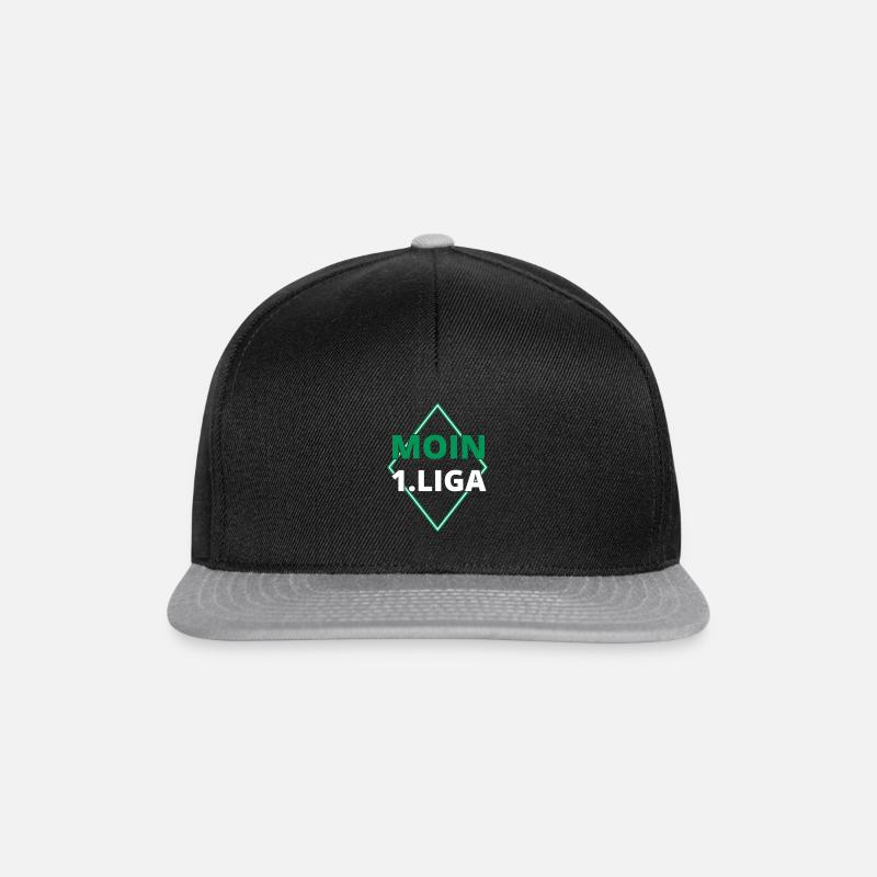 Moin 1 Liga Aufstieg Bremen - Snapback Cap - Schwarz/Grau