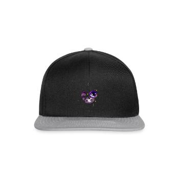 Space Galaxy Raccoon Design - Snapback Cap - black/grey - Front