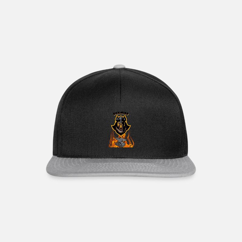 BlacksmithColour - Snapback Cap - black/grey