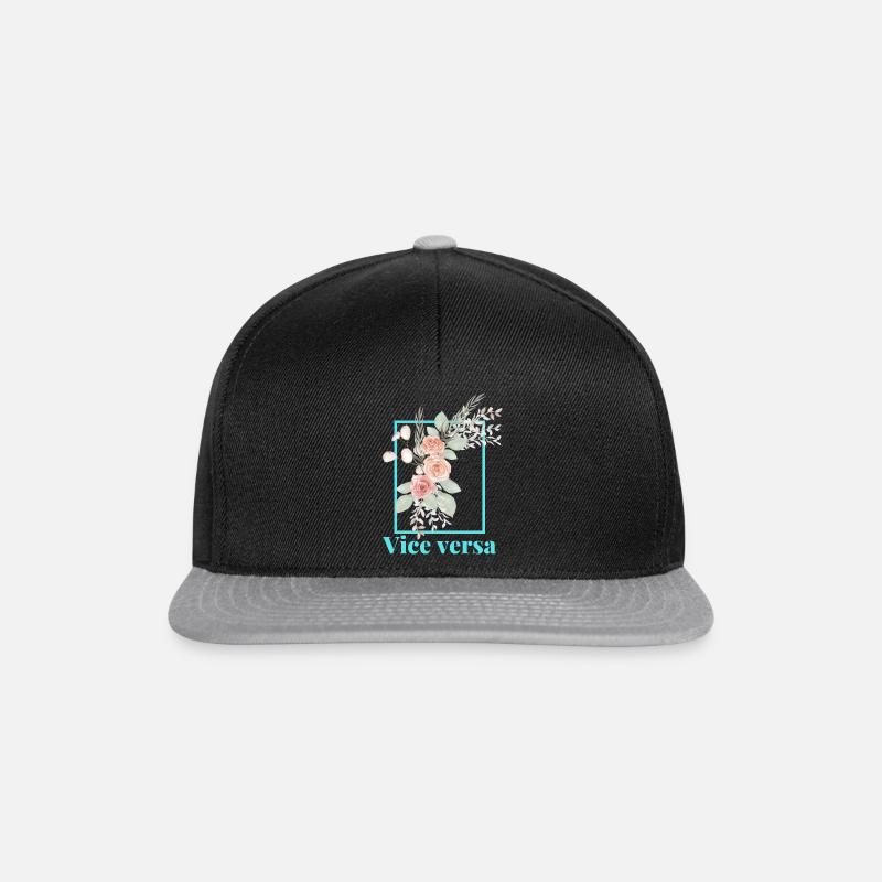 Vice versa Design - Snapback Cap - Schwarz/Grau