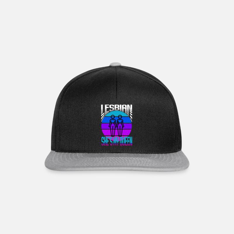 Lesbian - Snapback Cap - Schwarz/Grau