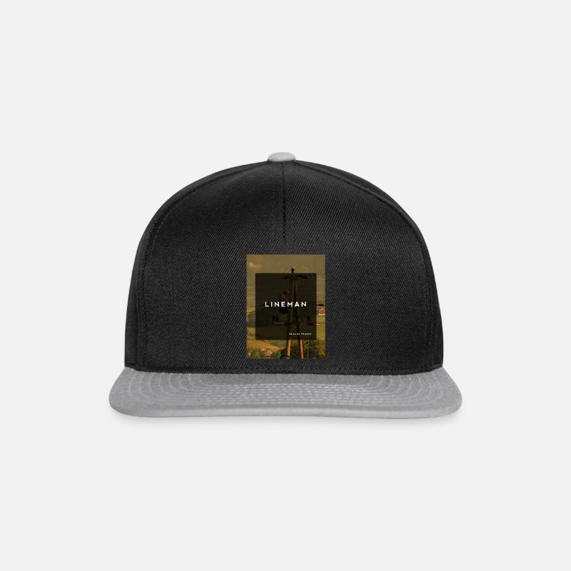 Elektriker Banner BX - Snapback Cap - Schwarz/Grau