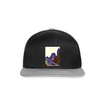IMG 20191103 090452 - Snapback Cap - Schwarz/Grau - Vorne