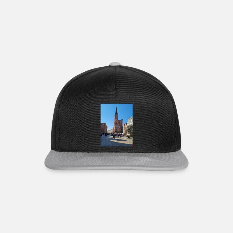 Sehenswürdigkeit auf einem blick - Snapback Cap - Schwarz/Grau