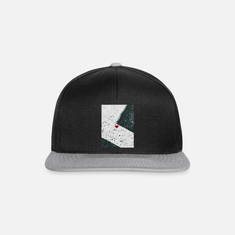 56C985CE AB9A 4188 8125 BC1F3368ECC8 - Casquette snapback - noir/gris
