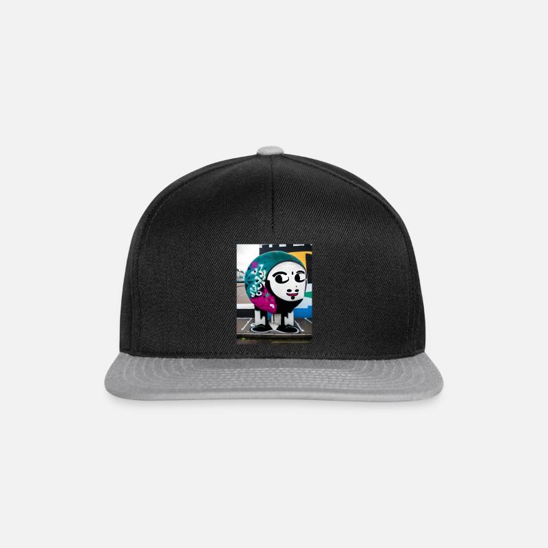 Graffiti Man - Snapback Cap - black/grey