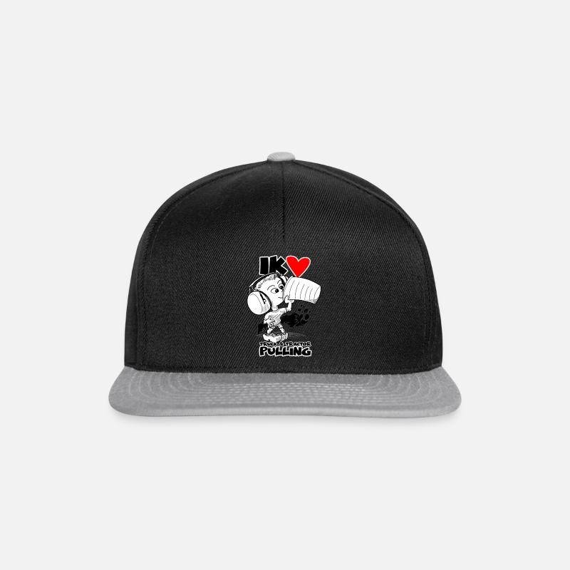 1220 TP Junge BW - Snapback Cap - Schwarz/Grau