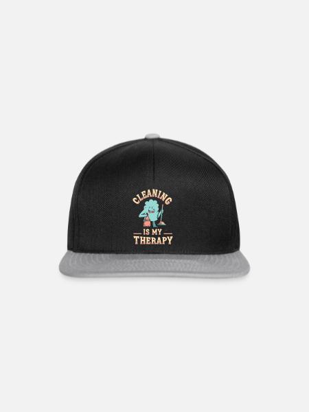 Sauberkeit - Snapback Cap - Schwarz/Grau