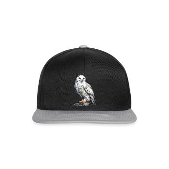 SnowyOwl 03 - Snapback Cap - Schwarz/Grau - Vorne