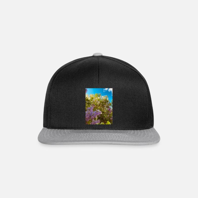Frühlingsbracht - Snapback Cap - Schwarz/Grau