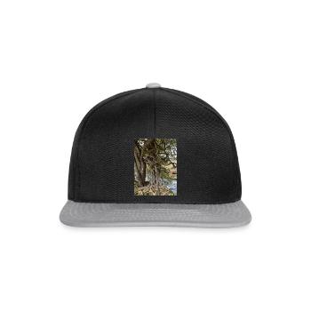 Baum, Kraft der Natur - Snapback Cap - Schwarz/Grau - Vorne