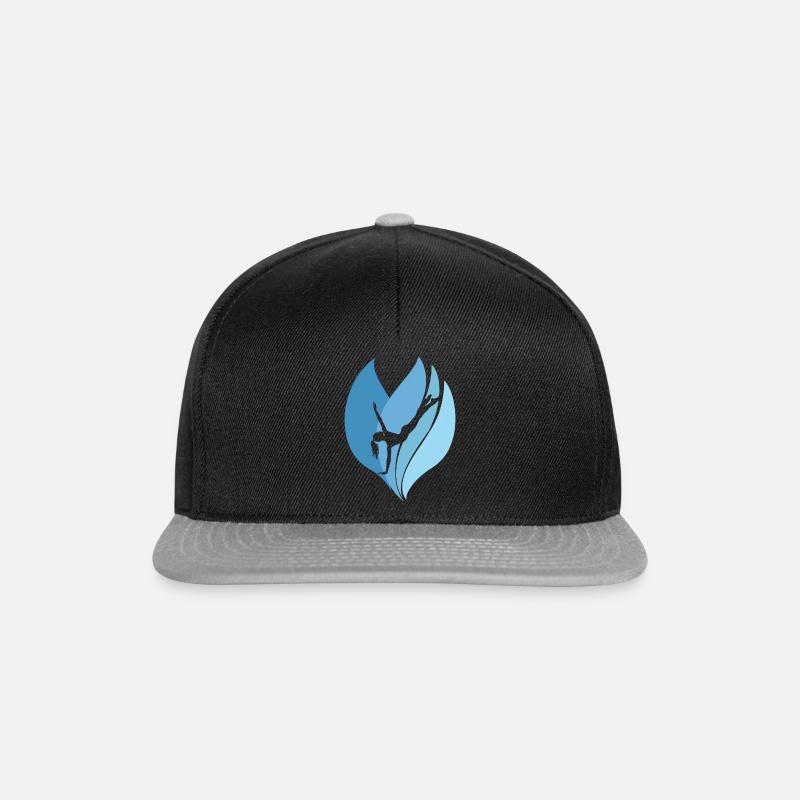 Gymnastik Turnen - Snapback Cap - Schwarz/Grau