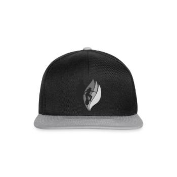 Einradfahren Zirkus - Snapback Cap - Schwarz/Grau - Vorne