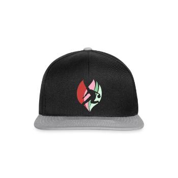 Bowler Bowlen Bowling - Snapback Cap - Schwarz/Grau - Vorne