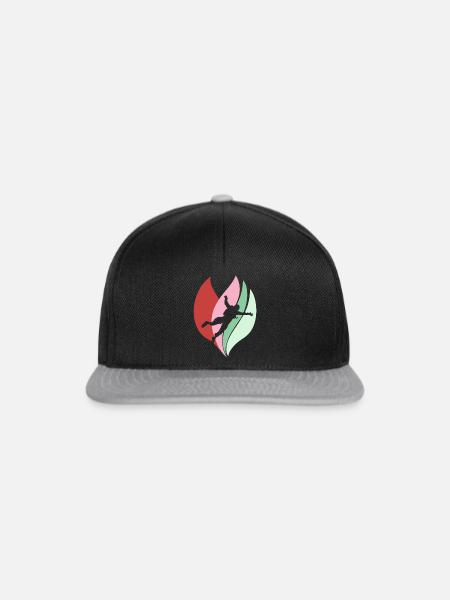 Skydiving Adrenalin - Snapback Cap - Schwarz/Grau