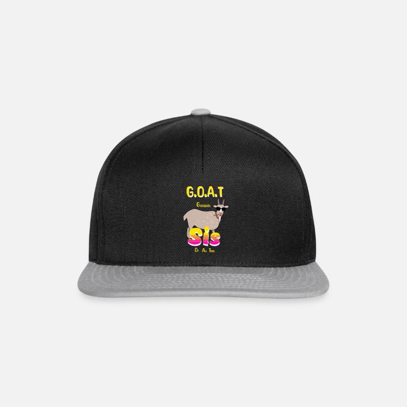GOAT Sis - Snapback Cap - Schwarz/Grau