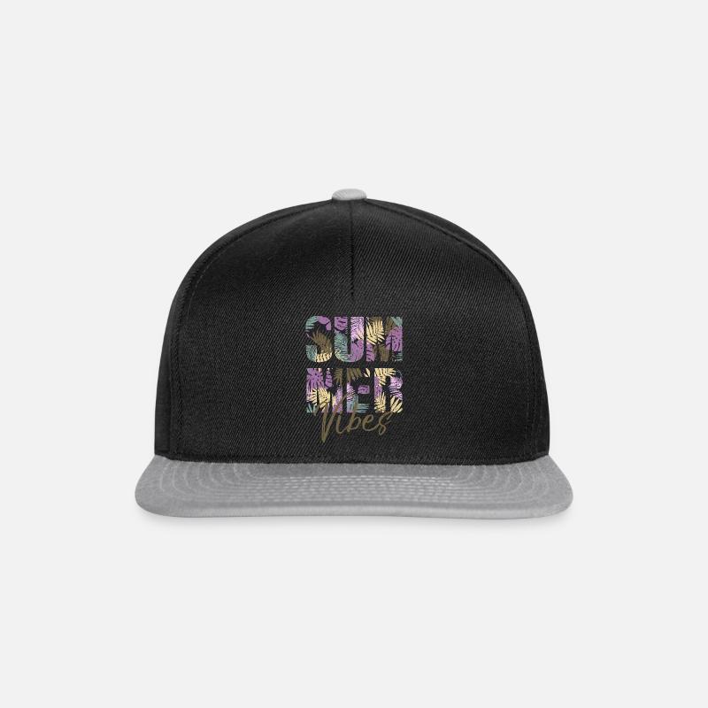 summervibes - Snapback Cap - Schwarz/Grau