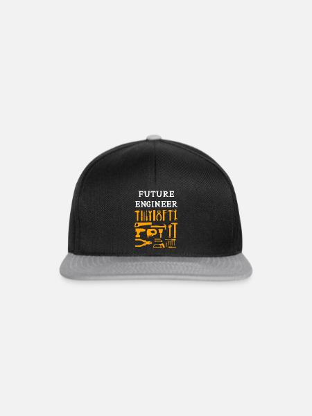Ingenieur Student - Snapback Cap - Schwarz/Grau