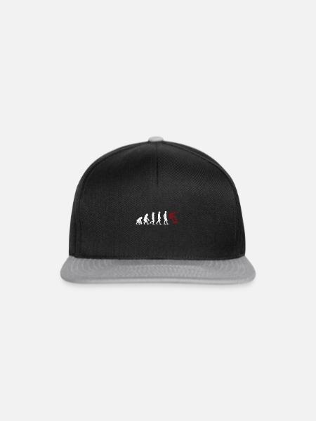 Sakte evolution Skatebaord - Snapback Cap - Schwarz/Grau