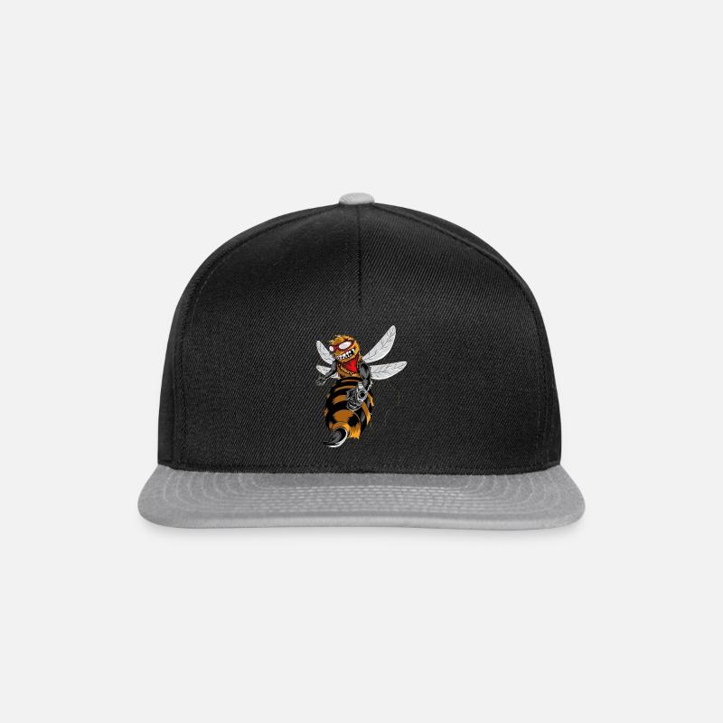 BIENE - Snapback Cap - Schwarz/Grau
