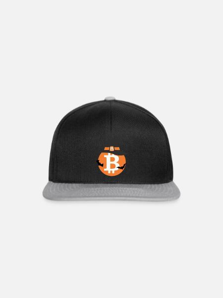 Bitcoin Halloween - Casquette snapback - noir/gris