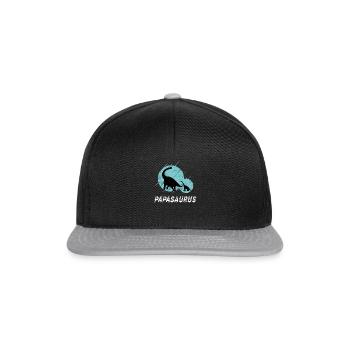 Papasaurus Brontosaurus père et fils Dino - Casquette snapback - noir/gris - Devant